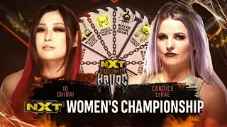 Io Shirai Vs Candice LeRae Campeonato Femenino NXT - WWE NXT Halloween Havoc 28/10/2020 (Español)