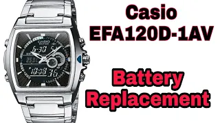 Casio EFA120D-1AV battery replacement