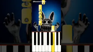 FNAF AR EDIT // Zoonomaly // @RoosterCinema  - EASY Piano Tutorial