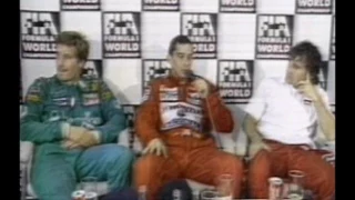 AYRTON SENNA - entrevista após o 1º título na F1 (1988)