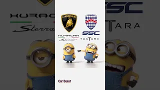 Lamborghini Huracan sterrato  SSC Tautara  minions style fun#status #funny #tiktok #trending #asmr