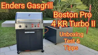 Enders Gasgrill Boston Pro 4 KR Turbo II | ALDI SÜD | Unboxing,Test, Tipps & Infos