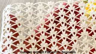 Crochet Pattern for Beginners/Crochet Knitting Scarf, shawl Pattern