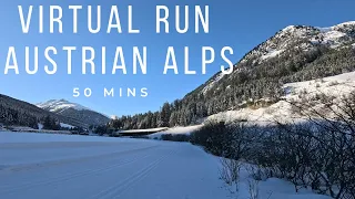 Virtual Run | Stunning Mountain Scenery in Austria | Virtual Running Videos For Treadmill 4K