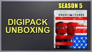 House of Cards: Season 5 Blu-ray Digipack Unboxing