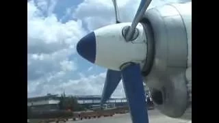 THE SIGHT & THE SOUND 1/6 : Flying Dandy AN-24 LZ-CBC inflight documentary from Sofia to Varna