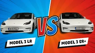 Care consumă mai mult Tesla Model 3 SR+ sau Tesla Model 3 LR?