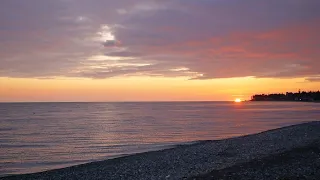 Абхазия, Цандрыпш, закат солнца. Abkhazia. Sunset. Landscape. 21.03.2020.