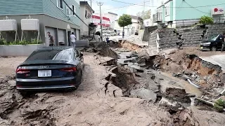 Половина острова Хоккайдо осталась без света из-за землетрясения