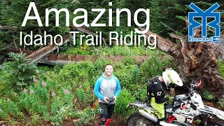 Amazing Motorcycle Trail Riding in Epic Idaho Mountain Singletrack