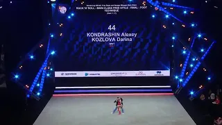 KOZLOVA Darina and Alexey KONDRASHIN