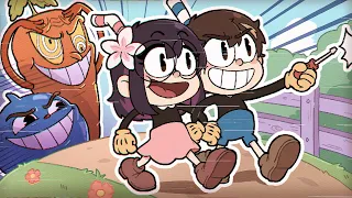 cuphead with michael :D