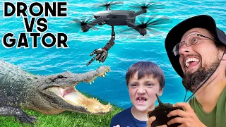 Alligator please Bite my Drone