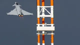 [4K] Airplane Spotting TaktLwG 71 I Eurofighter, Skyhawk, Alpha Jet I Afterburner Takeoff