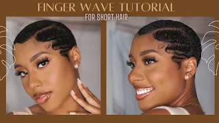 FINGER WAVE TUTORIAL FOR SHORT HAIR | GABRIELLA ELENA