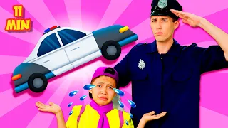 Police Officer Song 👮‍♂️🚓🚨 + More | Kids Songs And Nursery Rhymes | Dominoki