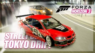 Forza Horizon 3 - Tokyo Drift Recreation! (Build & Drift Chase)