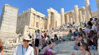 ATHENS WALKING TOUR (4K) - August 27th to 31st, 2022 - Acropolis, Parthenon.