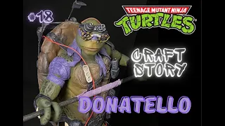 Sculpting DONATELLO from TMNT (Timelapse)/Лепим Донателло из черепашек ниндзя.