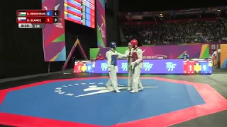 Ahmad ABUGHAUSH (JOR )vs Giovanni | 2019 Manchester World Taekwondo Championship