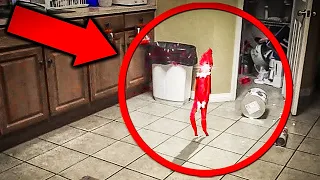 Elf On A Shelf Caught On Camera & Spotted MOVING In Real Life!