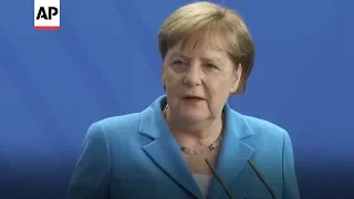 Germany's Merkel seen shaking at public event for third time