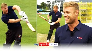 Andrew Flintoff Batting Masterclass! 🏏