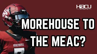 Is Morehouse College moving up to D1 to join the MEAC?
