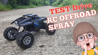 RC MOBIL OFFROAD CRAWLER SPRAY || TEST DRIVER