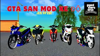 GTA SAN [MOD XE ĐỘ] BẢN SIÊU XỊN, ĐỒ HỌA ĐẸP, 12 CHIẾC XE, DÀNH CHO TẤT CẢ ANDROID