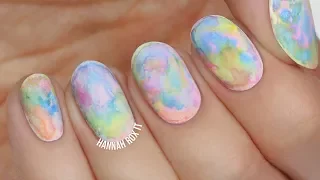 Easiest Watercolor Nail Art (great for beginners!)