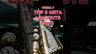 TOP 5 BEST WEEKLY META Loadouts MW3 | Best Class Setup | BP50 MTZ 556 XRK RIVAL 9 SVA 545 #shorts