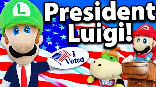 (СУБТИТРЫ) Сумасшедшие Братья Марио: Президент Луиджи!