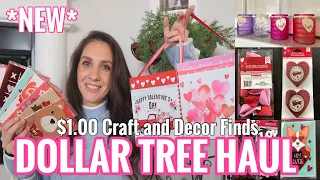 DOLLAR TREE HAUL **BRAND NEW** VALENTINE’S DAY DÉCOR | 2021