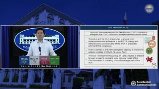 Press Briefing by Acting Presidential Spokesperson and Secretary to the Cabinet Karlo Nograles