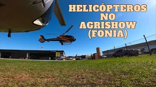 Pousei no Agrishow em Ribeirão Preto SP. Helicoptero esquilo B3e