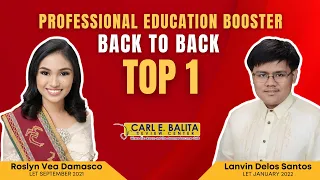 Back to Back Top 1 by Roslyn Vea Damasco and Lanvin Sean Delos Santos