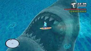 Encontre al Megalodon en GTA San Andreas y Esto Sucedio !