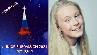 JESC 2021-MY TOP 9(New:Russia🇷🇺)