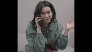 Dua Lipa crying after getting 6 Grammy Nominations