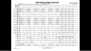 Who Walks In When I Walk Out arranged by Rick Stitzel