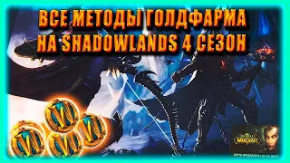 ВСЕ МЕТОДЫ Голдфарма ЗОЛОТА| AFK GOLDFARM НА ЖЕТОН World of Warcraft Shadowlands 9.2.5 4 Сезон