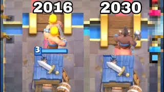 Barbarian Hut in 2016 vs 2030