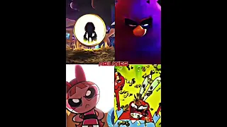 The Red Battle #edit #eco #debate #animatedcharacters #vs #knuckles #terance #blossom #mrkrabs #fyp