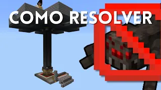 Como RESOLVER o PROBLEMA das ARANHAS nas Mobtraps no Minecraft Bedrock