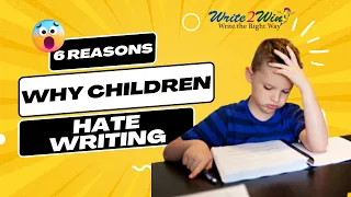 6 Common Reasons Why Children Hate Writing #handwriting #Write2Win #handwritingimprovement