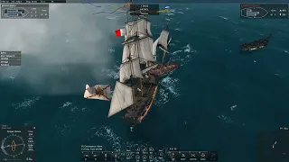 1 guy sank us, great play! Patrol Zone, shallows. Naval Action