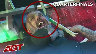 Matt Johnson Comes Face to Face With a CHAINSAW on AGT!