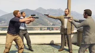 Grand Theft Auto V The Wrap Up cutscene