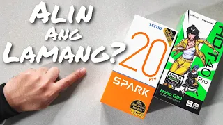 INFINIX HOT 40 PRO VS TECNO SPARK 20 PRO COMPARISON REVIEW TAGALOG